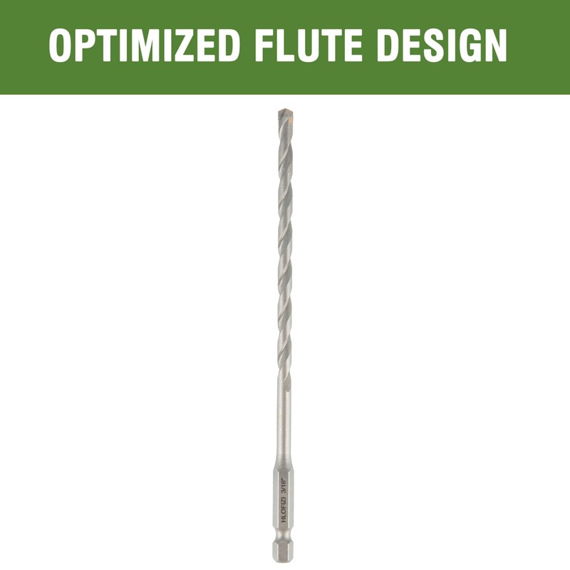 HLOFIZI 3/16" x 6" Masonry Drill Bits 3/16 inch Concrete