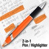 Highlighter with Ballpoint Pen Combo, Comes in an array of