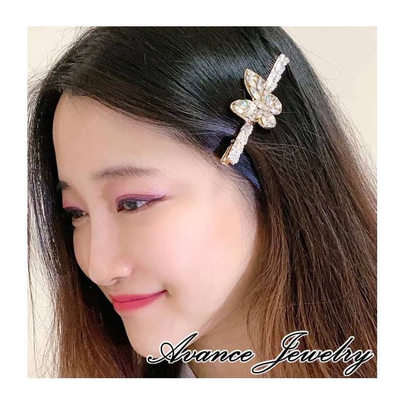 Avance Butterfly Butterfly Hair Clip Hair Accessories Bijou Women Pink