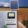 DuBom 100W-800W Solar Flood Light Outdoor Remote, 6000K Bright LED,