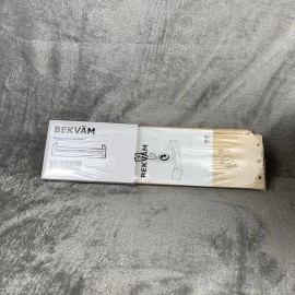 Ikea Bekvam Wall Mounted Spice Rack Light Wood Aspen Sealed NEW One Spice Shelf
