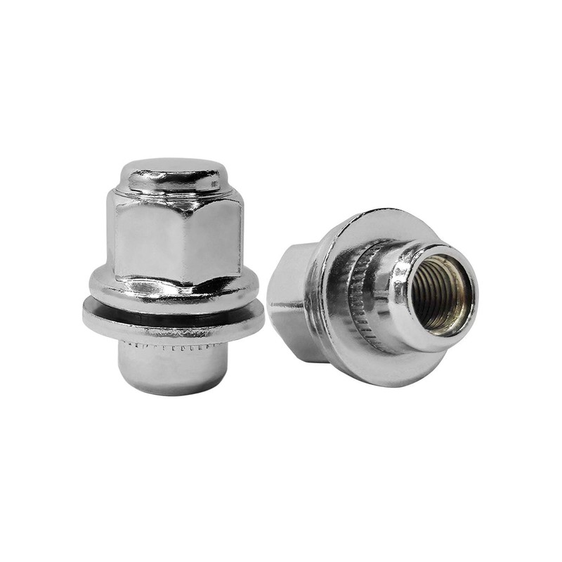 Mysttoo M12x1.25 Chrome Wheel Lug Stud Nut Set Compatible with