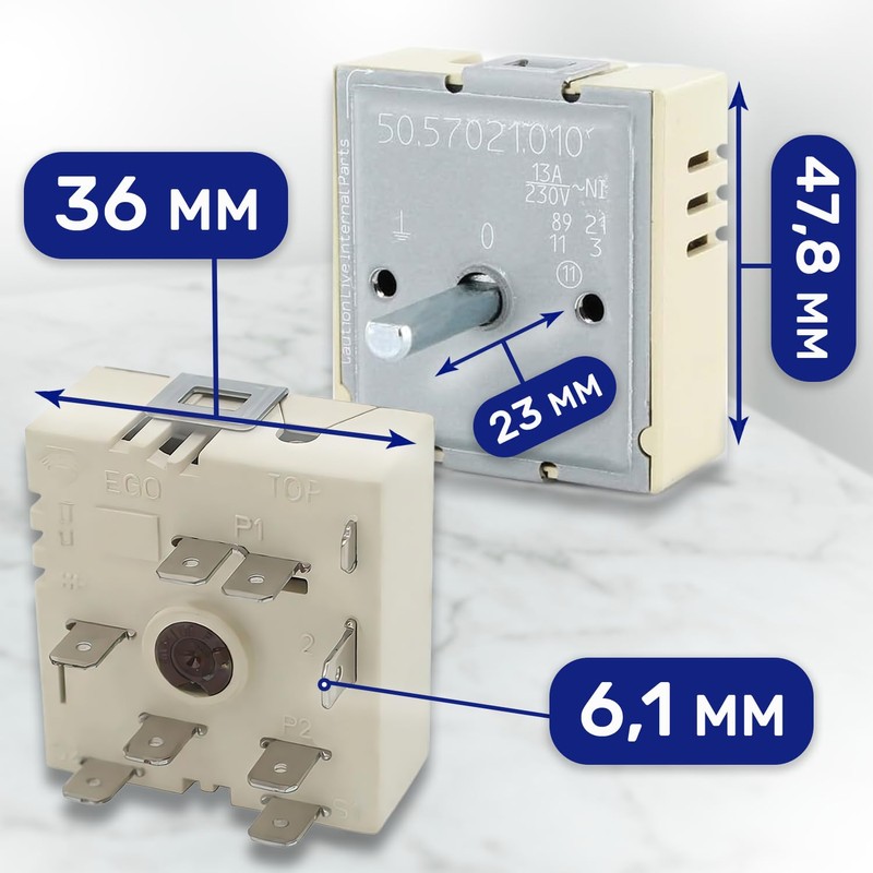Power Regulator for Burner of Electric Hob with the Original