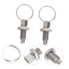 IWOWHERO 2pcs Quick Release Spring Indexing Lifting Ring Spring Loaded
