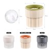 Molde redondo de silicona para cubitos de hielo, molde para