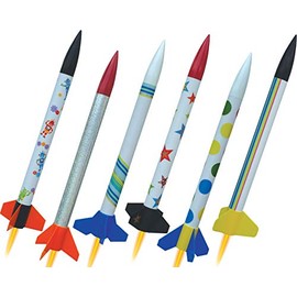 Raketenmodellbau Klima GmbH Quick and Easy Maxi Six Pack - 6 Model Rockets in One Pack