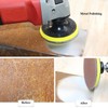 HOTCKB 60 x Sandpaper 75 mm Velcro without Hole Sanding
