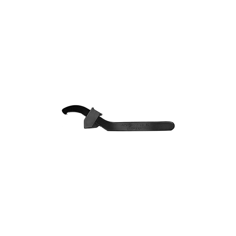 AMF Adjustable Hook Wrench for Nuts, 20-42mm, 1
