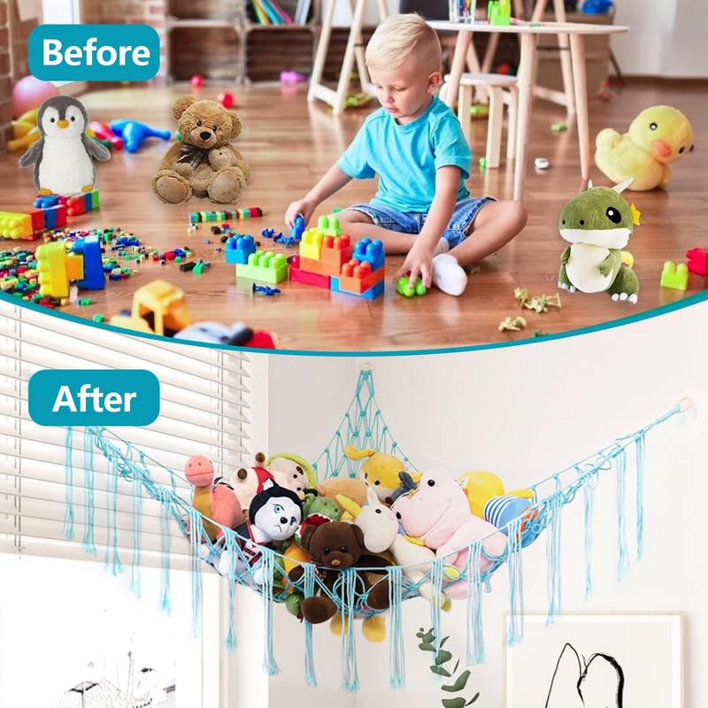 ZYETGH Teddy Hammock, Toy Hammock For Stuffed Animals Cuddly Soft
