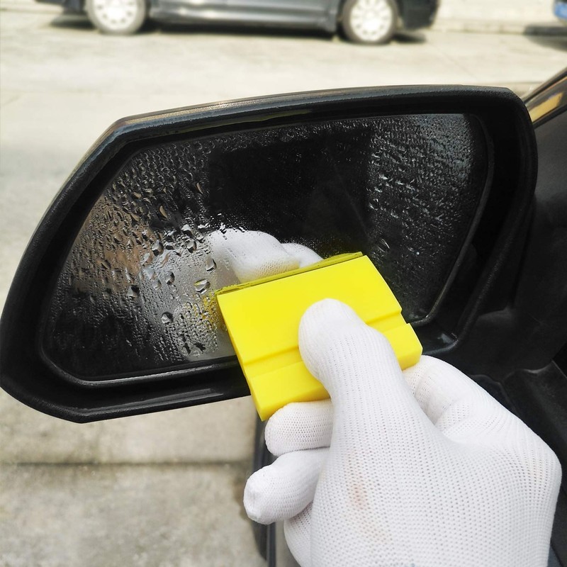 CARTINTS 2Inch Water Glass Wiper Water Blade Rubber Mini Squeegee