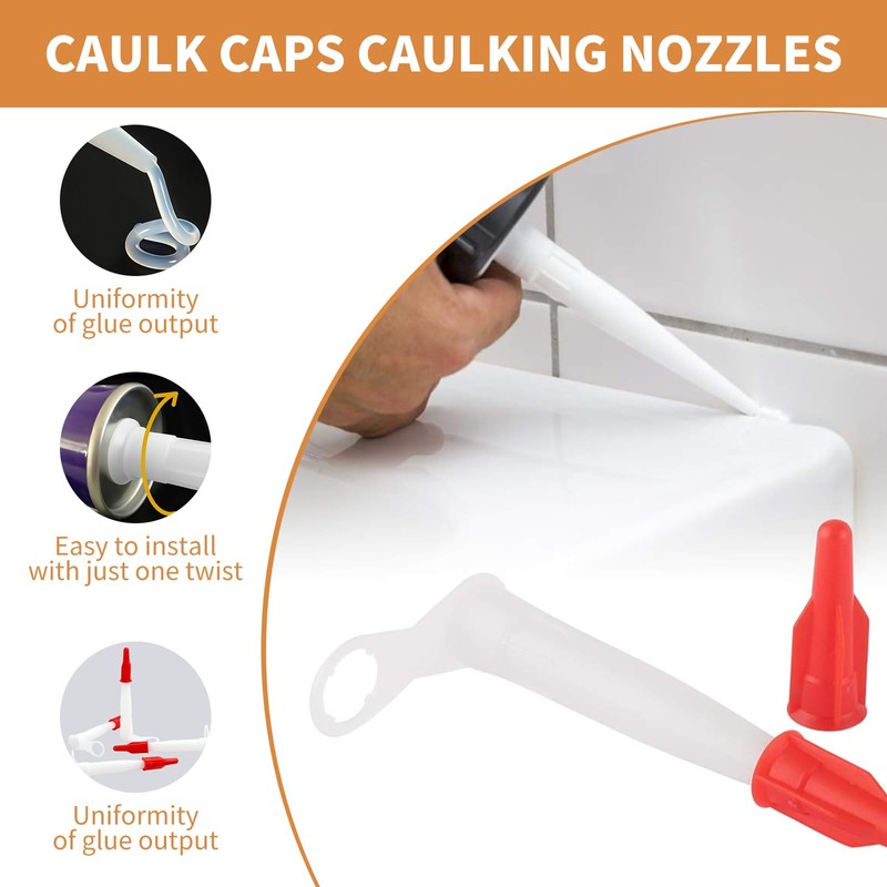 23-Piece Caulking Tool Kit – 3-in-1 Silicone Caulk Remover, Grout