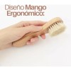 2 Cepillos Faciales Exfoliantes Mango Madera Cerda Natural