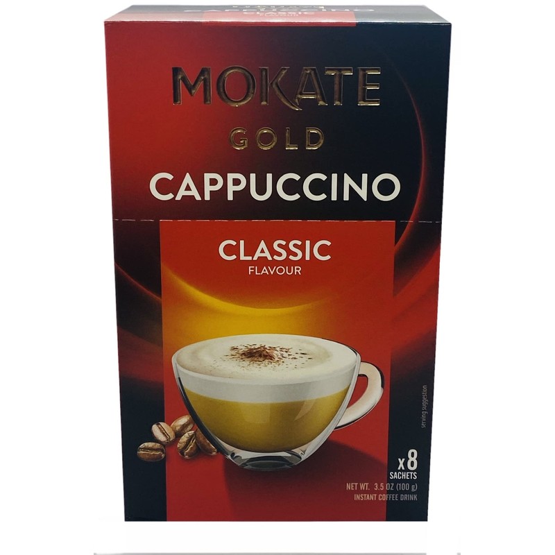 Mokate Gold Cappuccino Classic Flavour Instant Coffee 6 boxes x