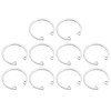 uxcell 10Pcs 38mm Internal Retaining Ring Circlip, 304 Stainless Steel