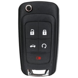 Replacement Flip Key Fob for Buick Lacrosse 2011 FCC OHT01060512 Part Number 13504199 13574863 13504259 13504204