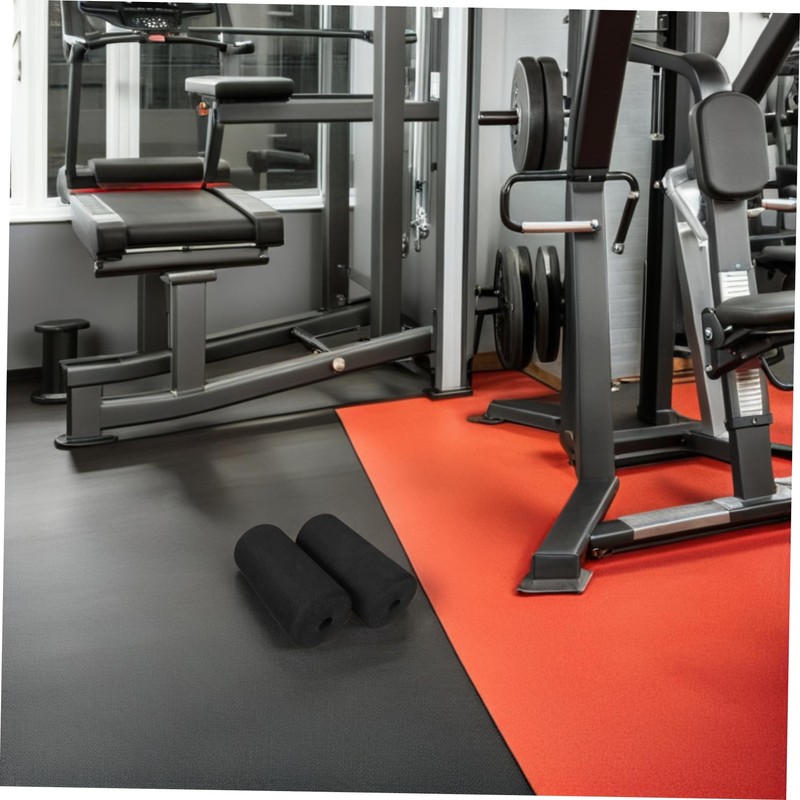 BIUDECO Body Workout Support 2pcs Gym Equipment Parts Black Sponge
