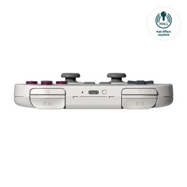 8BitDo SN30 Pro Bluetooth Controller, Hall Effect Joystick Update, Compatible with Switch, PC, macOS, Android, Steam Deck & Raspberry Pi (G Classic)