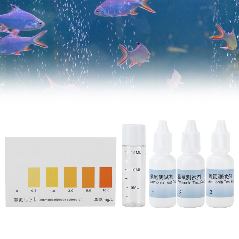 Aquarium Ammonia Nitrogen Test Agent Fish Tank Water Quality Ammonia
