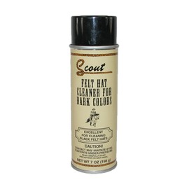 SCOUT Wool Felt Hat Cleaner Spray, Dark Hat