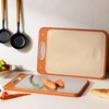 2 in 1 Stainless Steel Cutting Board with Handle Large