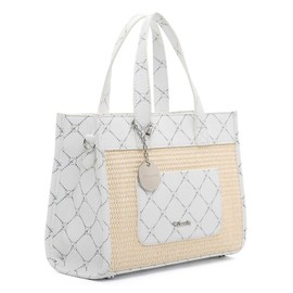 Tamaris Shopper TAS Anna 33085 Women's Handbags Material Mix, White, Unit size