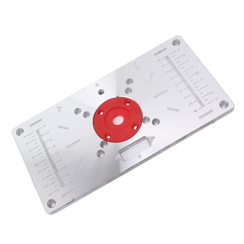 Router Table Insert Plate Woodworking Aluminum Router Plate with 4