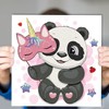 Diamond Dotz Diamond Painting Panda with Mask