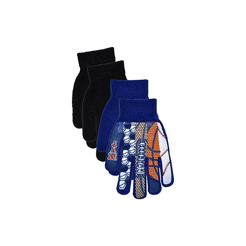 Polar Boys MVP Sports Warm Knit Glove, B6b1567 Blue, OSFM