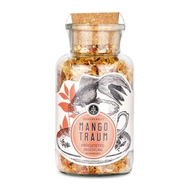 Ankerkraut Mangotraum Fruit Tea, Loose Fruit Tea, 185 g in Cork Glass