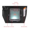 Flip Up Welding Helmet Auto Darkening Clamshell Lift Front Head