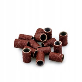 PROFICO Pack of 100 Sanding Sleeves Sanding Belts Sanding Caps 80 Grit Sanding Cap Sanding Belt Nail Cutter Attachment for Nail Design Nail Care Nail Art Manicure Pedicure Sanding Cap Carrier Set