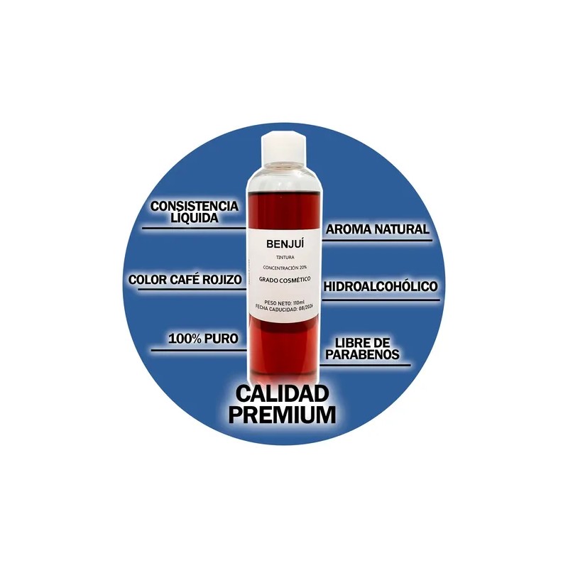 Tintura De Benjuí Grado Cosmetico - 220ml