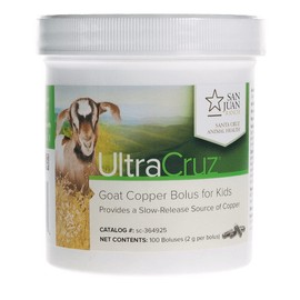 UltraCruz - sc-364925 Goat Copper Bolus Supplement for Kid Goats, 100 Count x 2 Grams