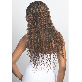 Janet Collection Melt Lace Front ENCORE LAVIE Wig – 30" BOHO SENEGAL TWIST Braid Wig – HD 360 Lace 13x6 Free Parting – Human Hair Blend UNIMIX – Pre-Braided Glueless Protective Style