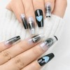Sethaxy 24PCS French Nail Tip, Medium Long False Nails, Cute