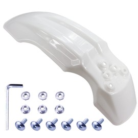 New Olym Plastic Front Wheel Mud Guard Fender CRF50 Style 125CC Pit PRO Trail Dirt Bike-White