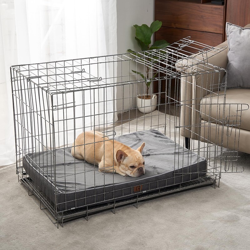 EHEYCIGA Waterproof Dog Bed Orthopedic 30"x20", Memory Foam Pet Bed