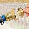KUHAWL Brass Quick Coupling, Pack of 2 Garden Hose Quick