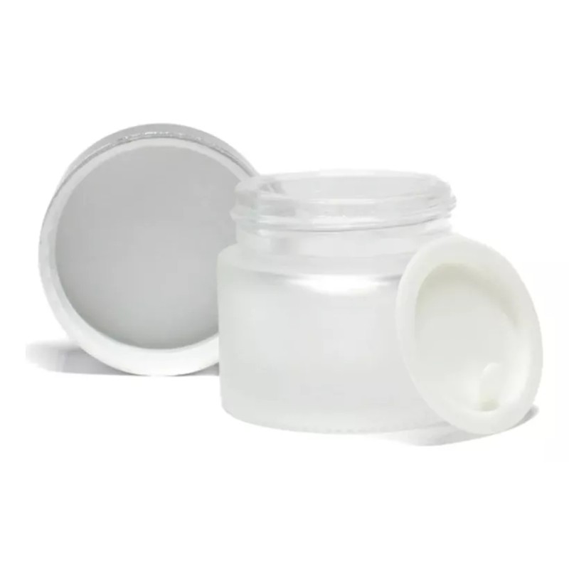 Meliars Pomadera Plata Cristal Matizada / Biselada 50 Grs (30