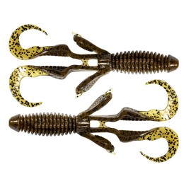 Z-Man GR45-46PK4 Gremlin, 4.5" Green Pumpkin, 4 Pack