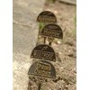 Cast Brass Mint Herb Label