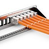 deleyCON 8x Keystone Module CAT 6a Jack - Fully Shielded