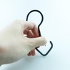 Hoshisea Pack of 12 Hanging Hooks, S Hooks, Black, Used