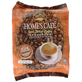 Home's Cafe Premix White Coffee (3 in 1) Malaysia Ipoh White Coffee Hazelnet Flavour 15 stick packs (600g)