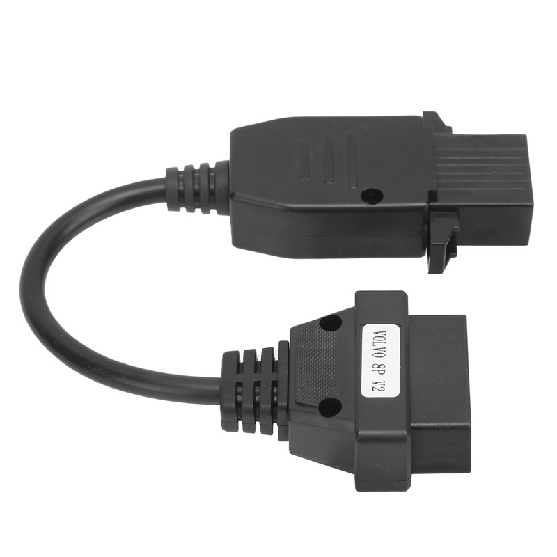 30cm Car OBD2 Diagnostic Cable Adapter 8PIN to 16PIN Plastic