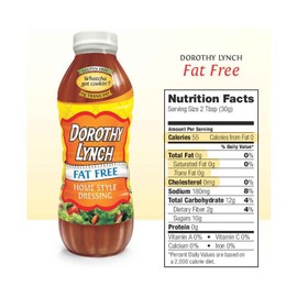 Dorothy Lynch Dressing | Sweet & Spicy | Thick & Creamy | Salads, Dips, Sauces, & Marinades | French Style Condiment | Tangy | Gluten Free | No Trans Fat | USA Made (Light & Lean, 16 oz (12 Pack))