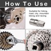 Pack of 2 compatible with Sunrace, cassette puller, polartreehome bicycle