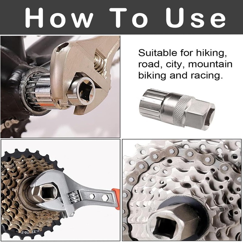 Pack of 2 compatible with Sunrace, cassette puller, polartreehome bicycle