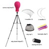 lucicass Wig Head 22 Inch Canvas Block Head Wig Stand