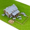Outland Models Railroad Scenery Country Farm Barn w Accessories N